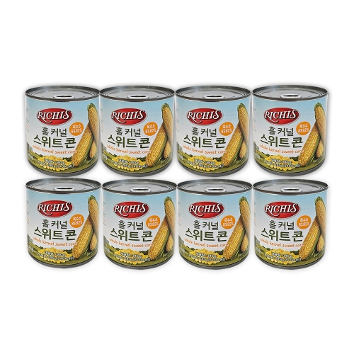 동서식품 리치스 홀 커널 스위트콘 340g (8개)