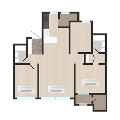 삼성전자 무풍에어컨 32평 3실(18+8+6평) + 비스포크 큐브 에어
