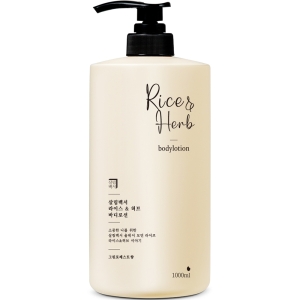 살림백서 라이스 앤 허브 바디로션 그린포레스트 1000ml (1개)_이미지