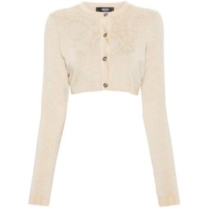 베르사체 10110201A100041KD70 바로코 텍스처 크롭 가디건 B0711385666