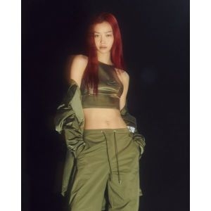 캘빈클라인 진 여성 사틴 스트랩피 탑 J222903