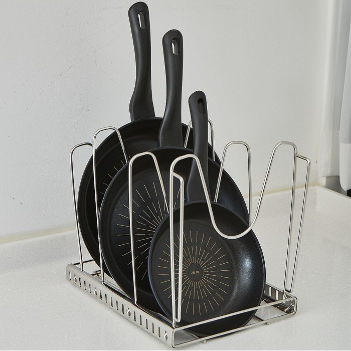 신세계인터내셔날 JAJU 스텐 후라이팬 정리대