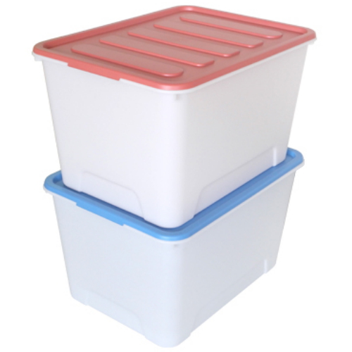 올리오 화이트 블럭 리빙박스 110L (2개)_이미지