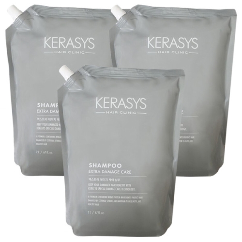 케라시스 엑스트라 데미지 케어 샴푸 리필 2000ml (3개)_이미지