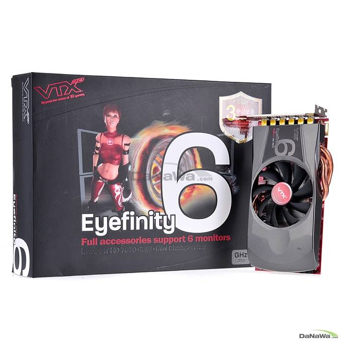 VTX3D �󵥿� HD 7870 Eyefinity6 D5 2GB