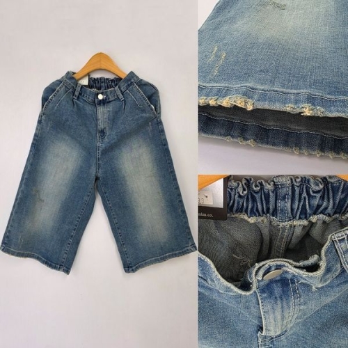 아이우먼 시원한밴딩데님6부팬츠 LOU459M505 빅사이즈