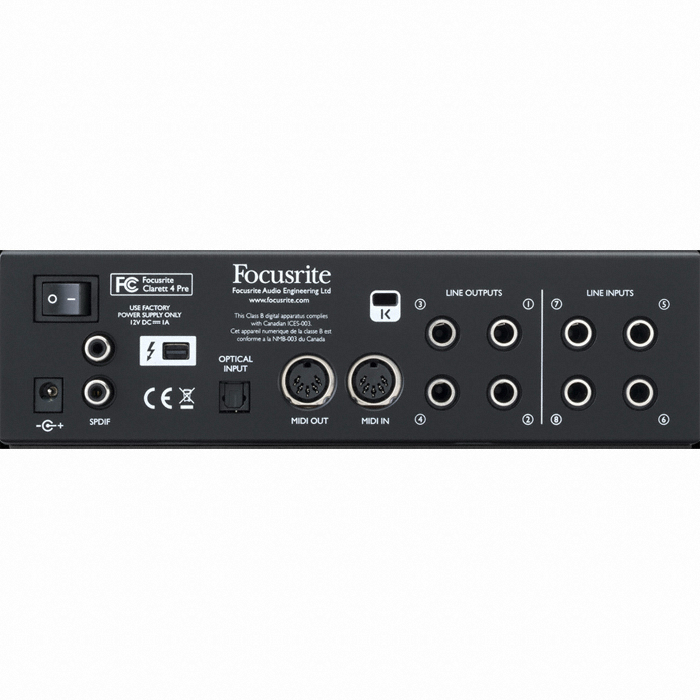 Focusrite Clarett 4Pre (정품)_이미지