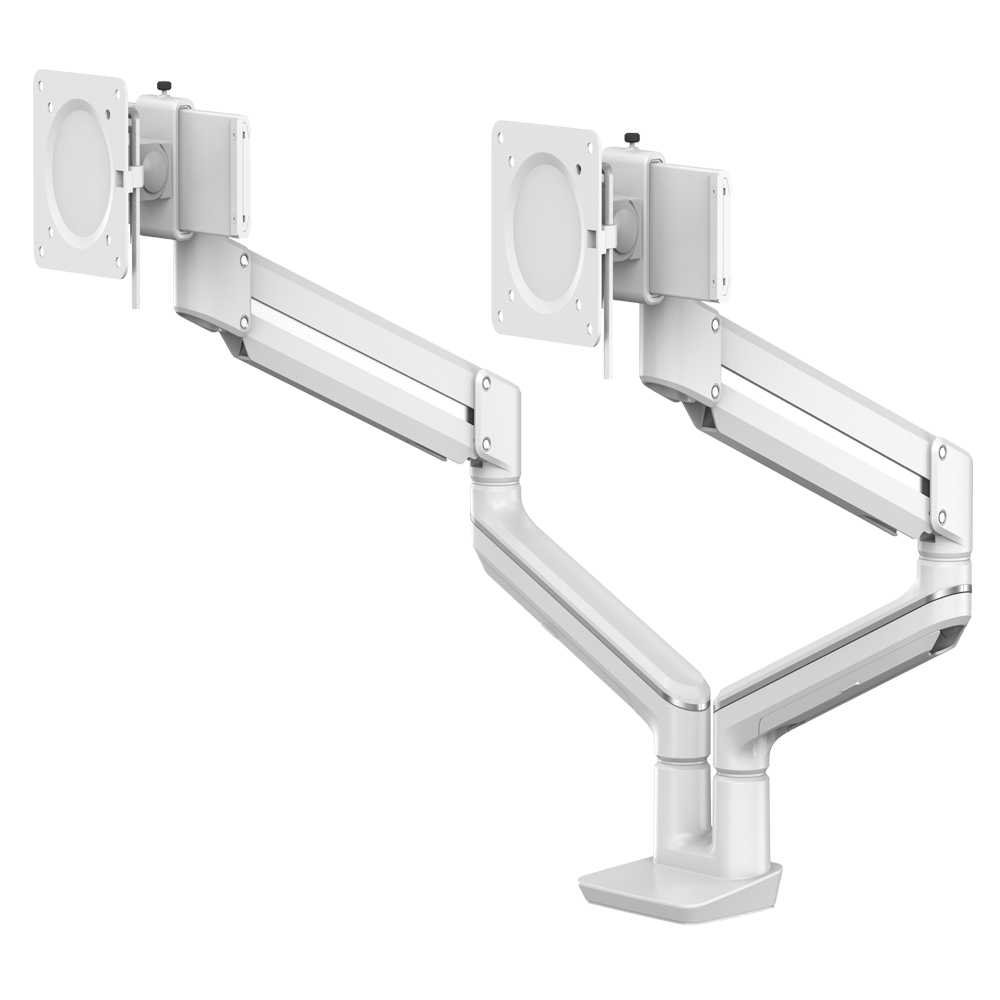 탈로 듀얼 슬라이더 모니터암 화이트 86147