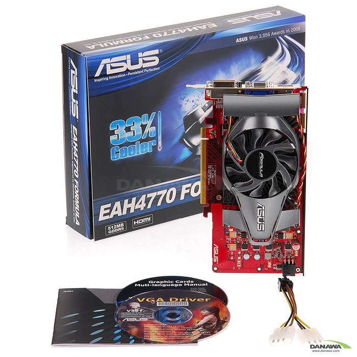 ASUS �󵥿� HD 4770 EAH4770 512MB FORMULA