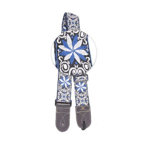 올림피아 자카드 기타 스트랩 블루 JCW205PL