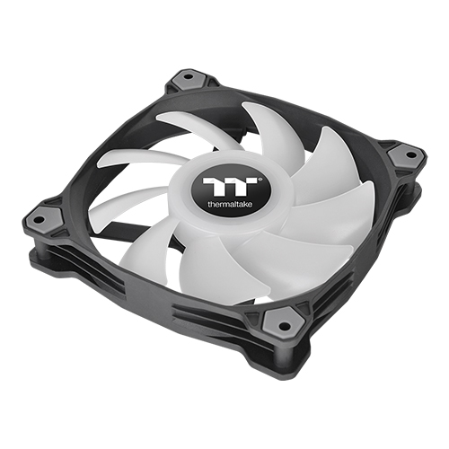 써멀테이크 Pure Duo 12 ARGB Sync 라디에이터 팬 (컨트롤러/2팩, 블랙)_이미지