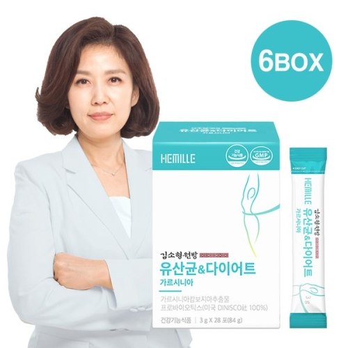 김소형헤밀레 김소형원방 유산균 다이어트 가르시니아 28포 (6개)_이미지