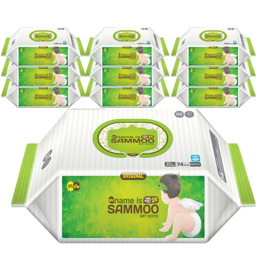 내이름은삼무 오리지널 물티슈 엠보싱 리필형 74매