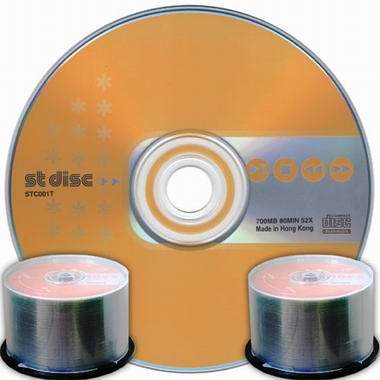 STDisc CD-R 700MB 52X 케익 100장_이미지