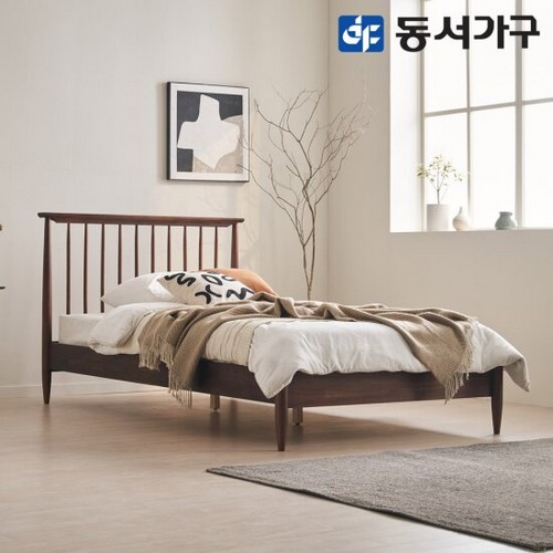 동서가구 피츠 다프네 원목 침대 SS (40TCL텍스독립)_이미지