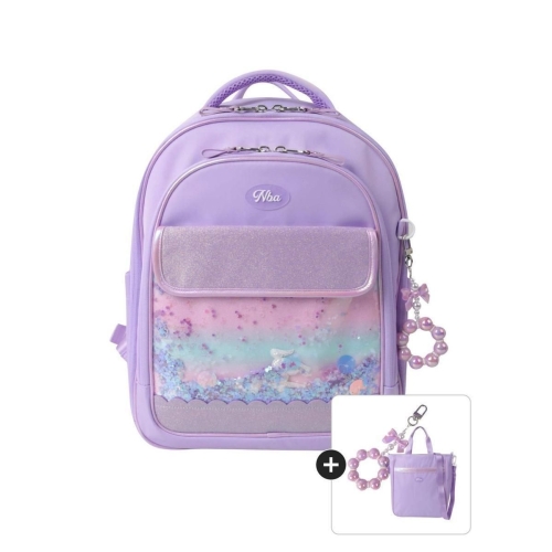  NBA 샤이닝 코트 책가방 신주머니 세트 LIGHT PURPLE K261AB600_s