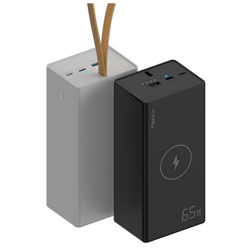 Morui PD 65W 무선충전 보조배터리 TL60 Pro 60000mAh_이미지