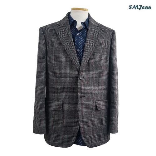 쟌피엘 남성 울 콤비 자켓_SMJ705