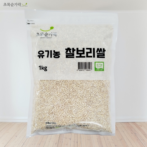 초록숟가락 유기농 찰보리 1kg
