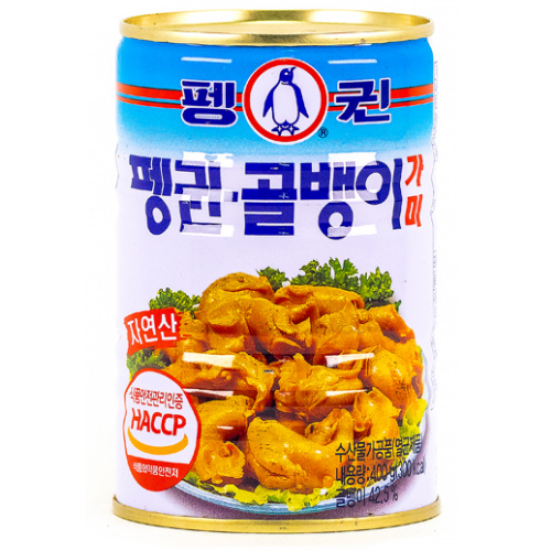 펭귄 자연산 골뱅이 가미 400g (5개)