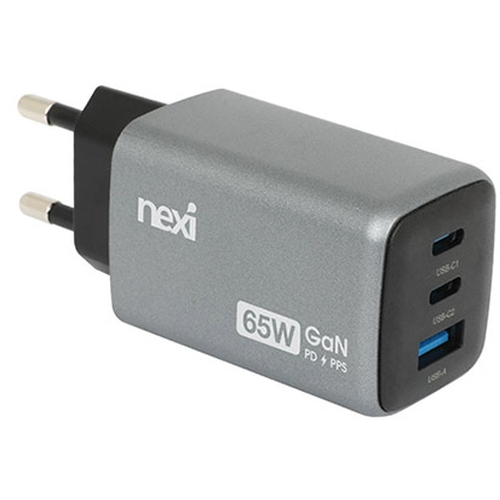 리버네트워크 NEXI PD PPS 65W 3포트 GaN 충전기 NX1630_이미지