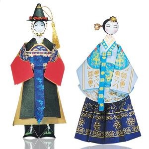 궁중의상 종이접기 3 군복 당의 종이인형