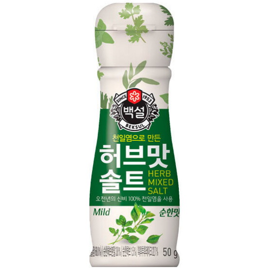 백설 허브맛솔트 순한맛 50g (4개)_이미지