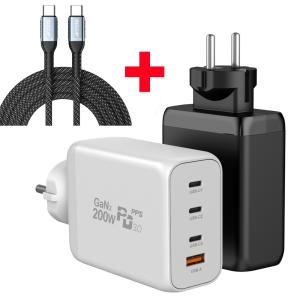 아임커머스 UM2 USB-PD PPSQC4+ 200W 4포트 GaN2 접지 충전기 200PD-GAN2