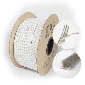 3M 접착식 모헤어<b>문풍지</b> 5mm 1M / 창틀 문틀 샷시 창문 현관문 바람막이 틈막이 외풍차단 방풍 모헤어