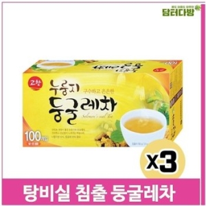 다농원 누룽지 둥굴레차 티백 100티백 (3개)_이미지