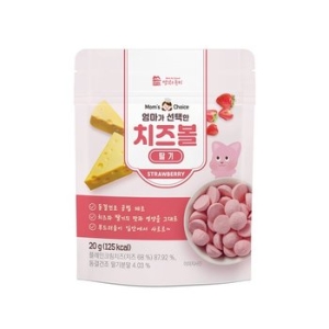 엄마가 선택한 치즈볼 딸기맛 20g