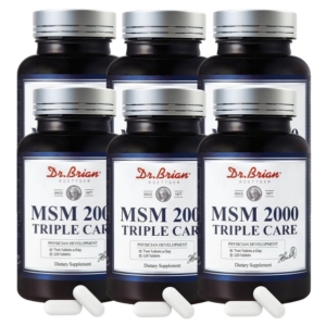 닥터브라이언 MSM 2000 트리플케어 1350mg 120정 (6개)_이미지