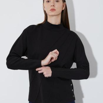 올리비아로렌 HC03 사선 핀턱 디테일 하프넥 티셔츠 VOC AL4S 1241 S29729023_이미지