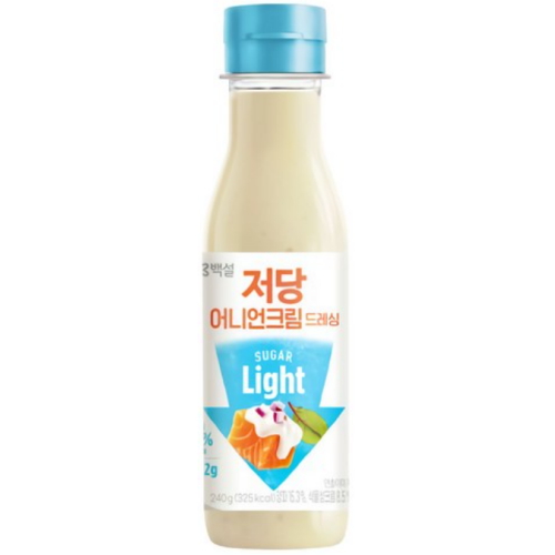 백설 저당 어니언크림 드레싱 240g(1개)