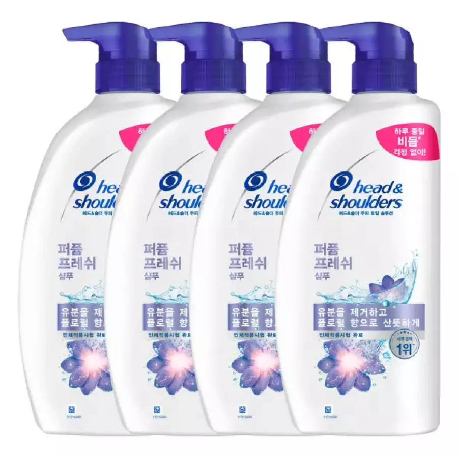 헤드앤숄더 퍼퓸프레쉬 샴푸 800ml (4개)_이미지