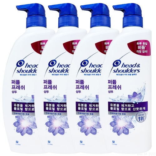 헤드앤숄더 퍼퓸프레쉬 샴푸 800ml (4개)_이미지