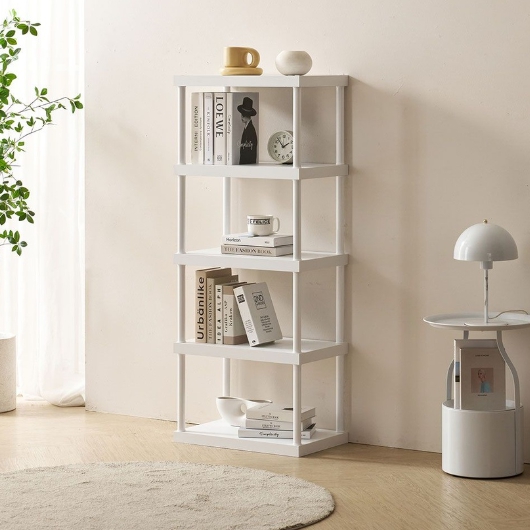 노이스 폭좁은 틈새 슬림 오픈 4단 책장 550