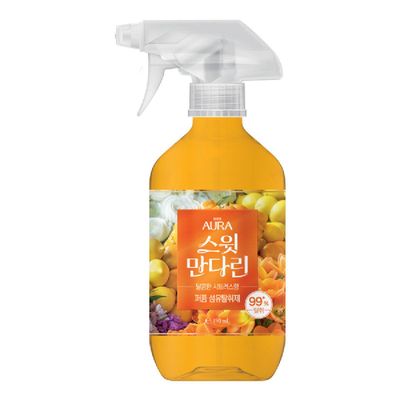 아우라 퍼퓸 섬유탈취제 스윗 만다린 490ml (1개)_이미지