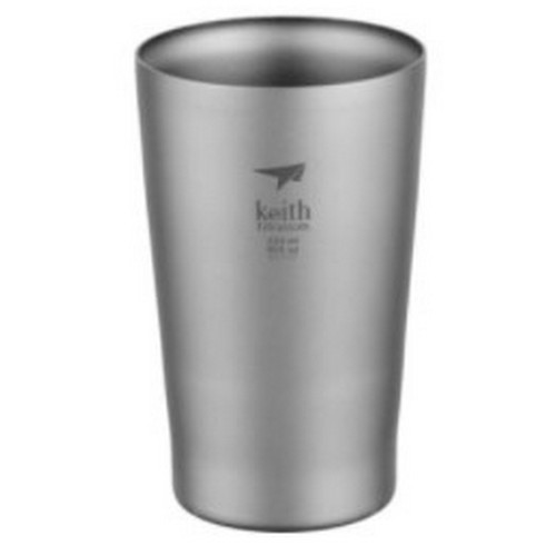 키이스 Keith 더블월 티타늄 비어컵_이미지