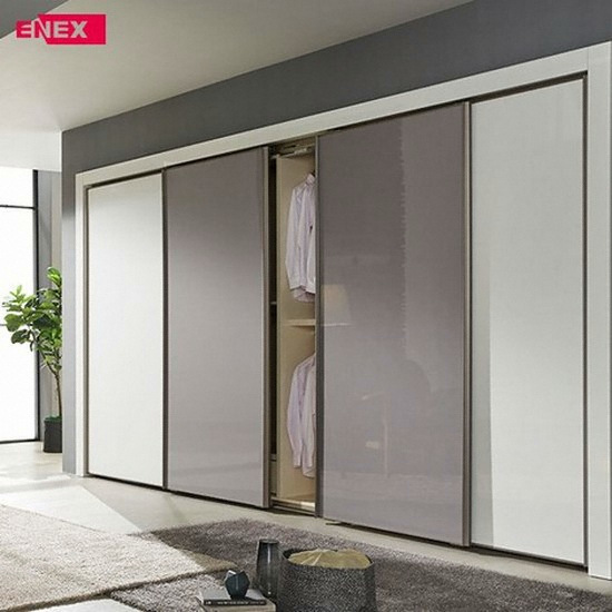에넥스 ENNEE 유로 글로시 슬라이딩 붙박이장 실속형 (15cm)_이미지