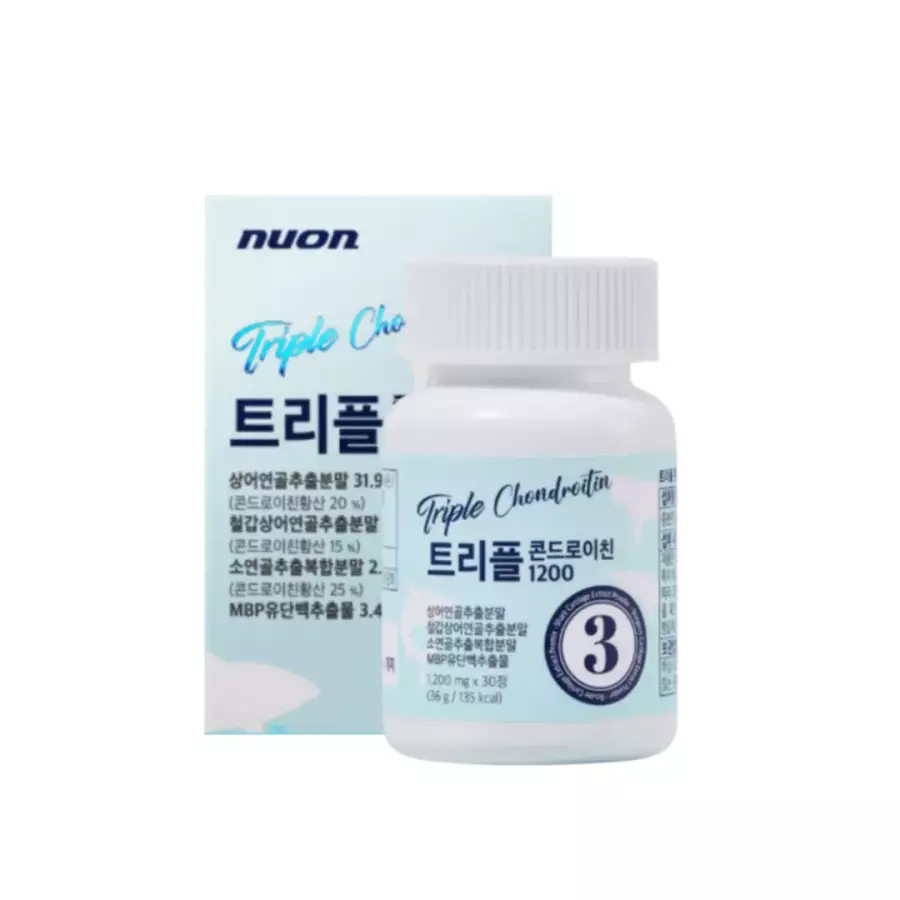 서흥 뉴온 트리플 콘드로이친 1200 30정이미지입니다. 누르면 해당 게시물로 새창이동합니다.