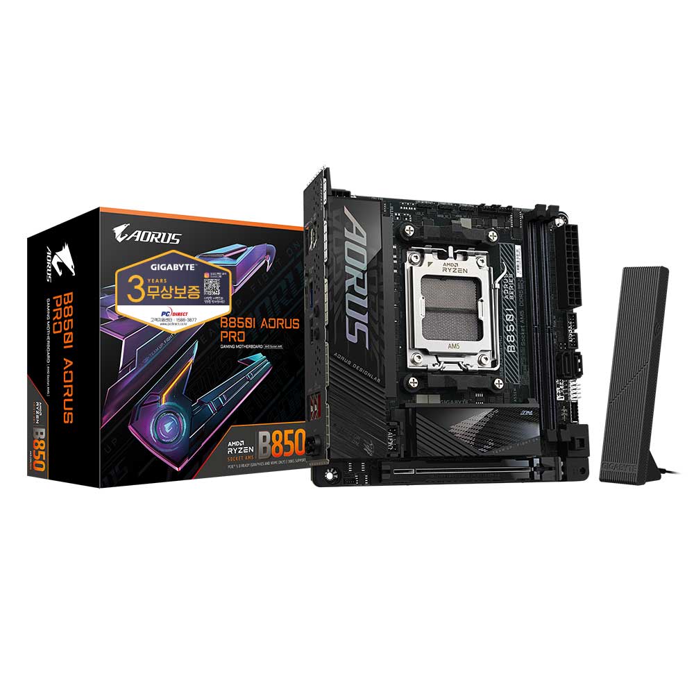 GIGABYTE B850I AORUS PRO 피씨디렉트이미지입니다. 누르면 해당 게시물로 새창이동합니다.