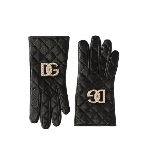 돌체앤가바나 퀼팅 가죽 장갑 BF0170AQ220 T