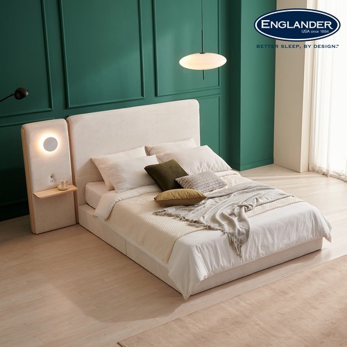 잉글랜더 제이크 유타원단 패브릭 침대 K (Sweet스탠다드필로우탑본넬)_이미지