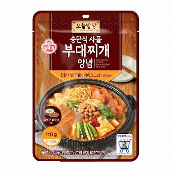 오뚜기 오늘밥상 송탄식 사골 부대찌개 양념 110g (5개)_이미지