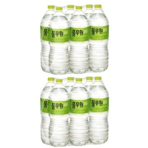 풀무원샘물 무라벨 생수 48개 2L