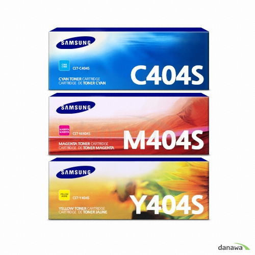삼성전자 정품 CLT-C404S, CLT-M404S, CLT-Y404S 3색 세트_이미지