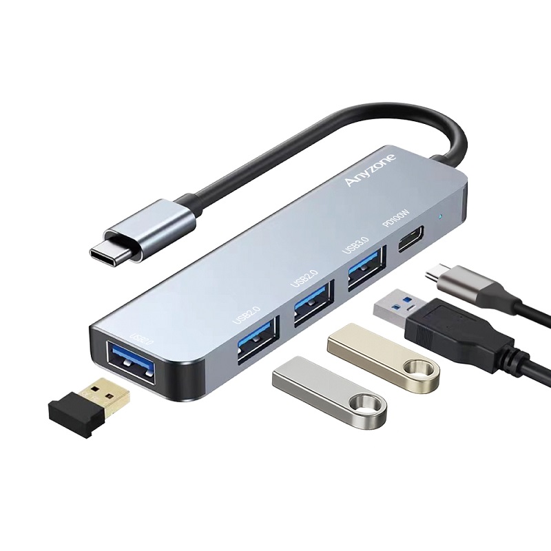 상도아이앤티 ANYZONE ANY-HUB4 (5포트/USB3.0 Type C)_이미지