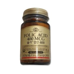 솔가 엽산 400mcg 100캡슐 (6개)_이미지