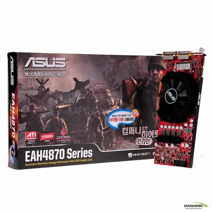 ASUS �󵥿� HD 4870 EAH4870 HDMI 1GB �۶�ÿ�����+ ���۴Ͽ����������